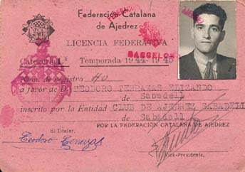 Licencia federativa de Teodoro Terrazas