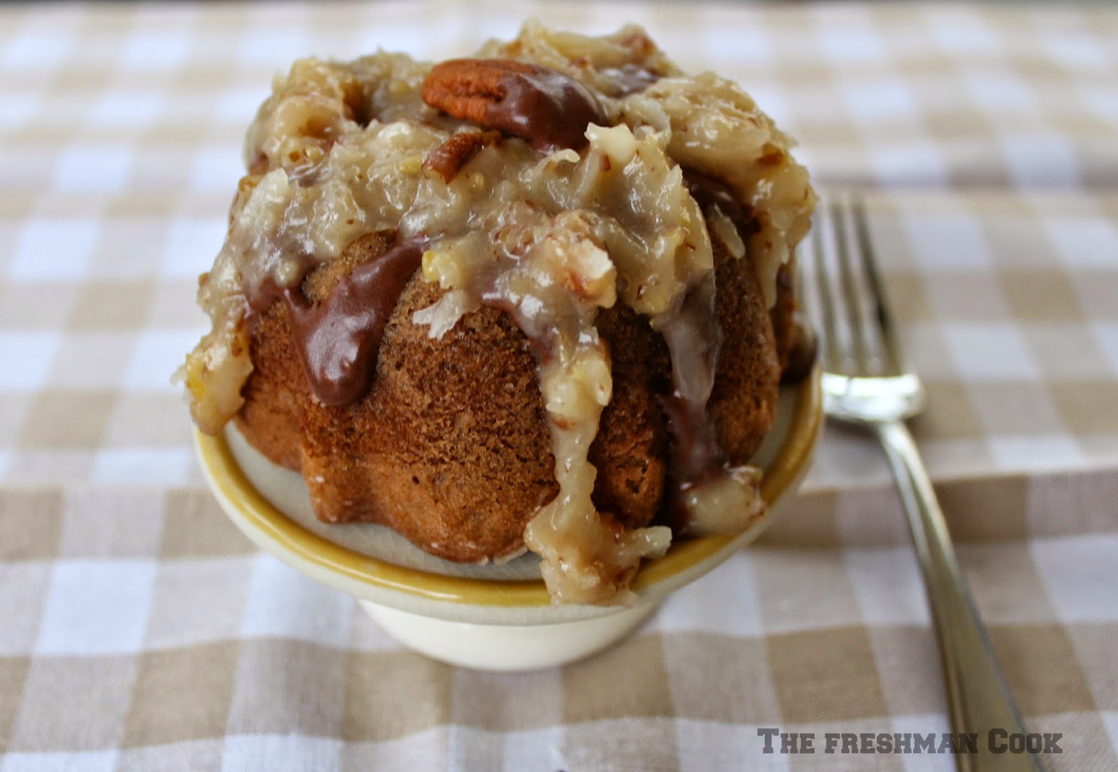 The Freshman Cook German Chocolate Bundt Cake/BundtBakers The Fresh Man cook