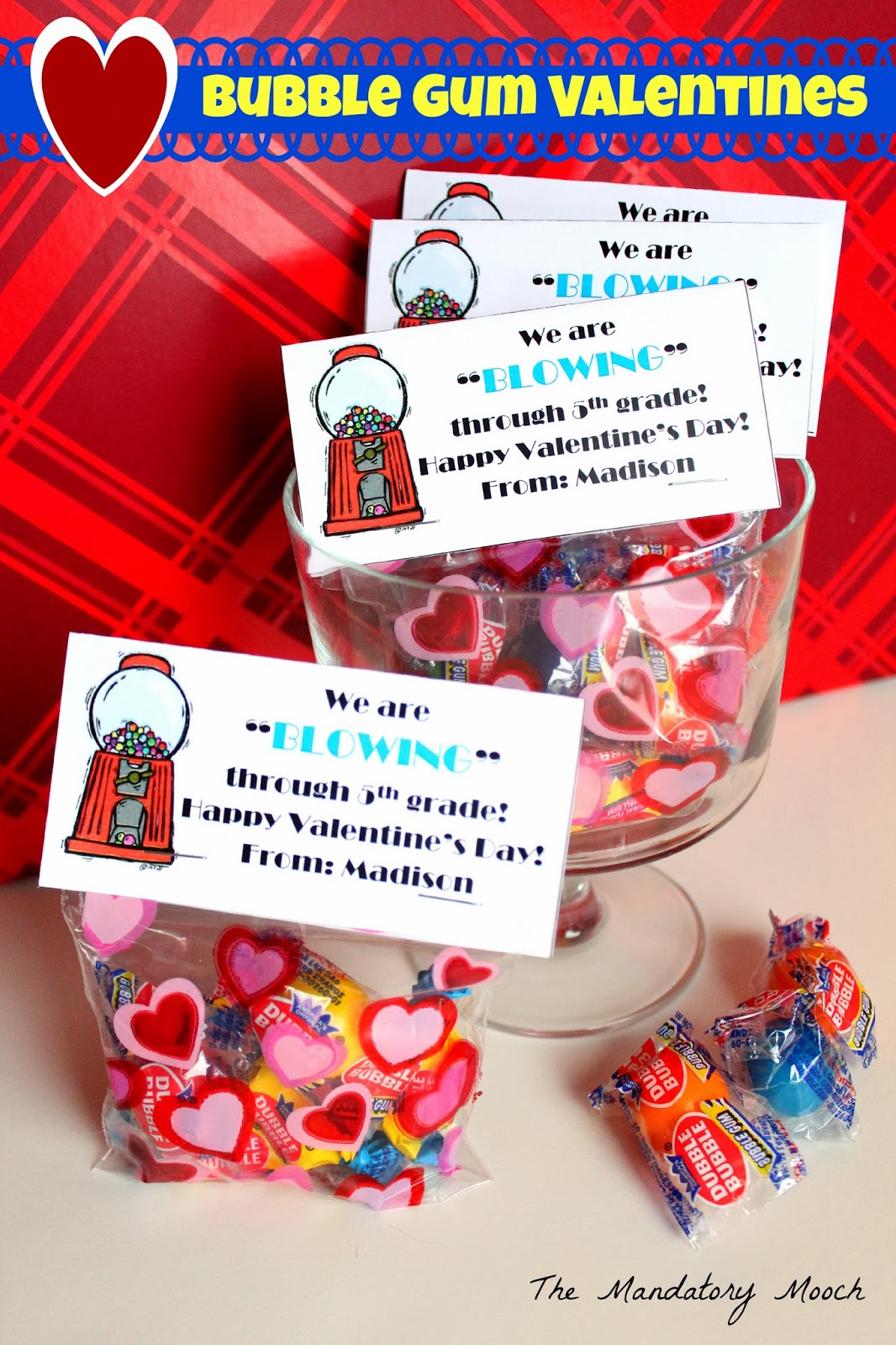 bubble gum valentines