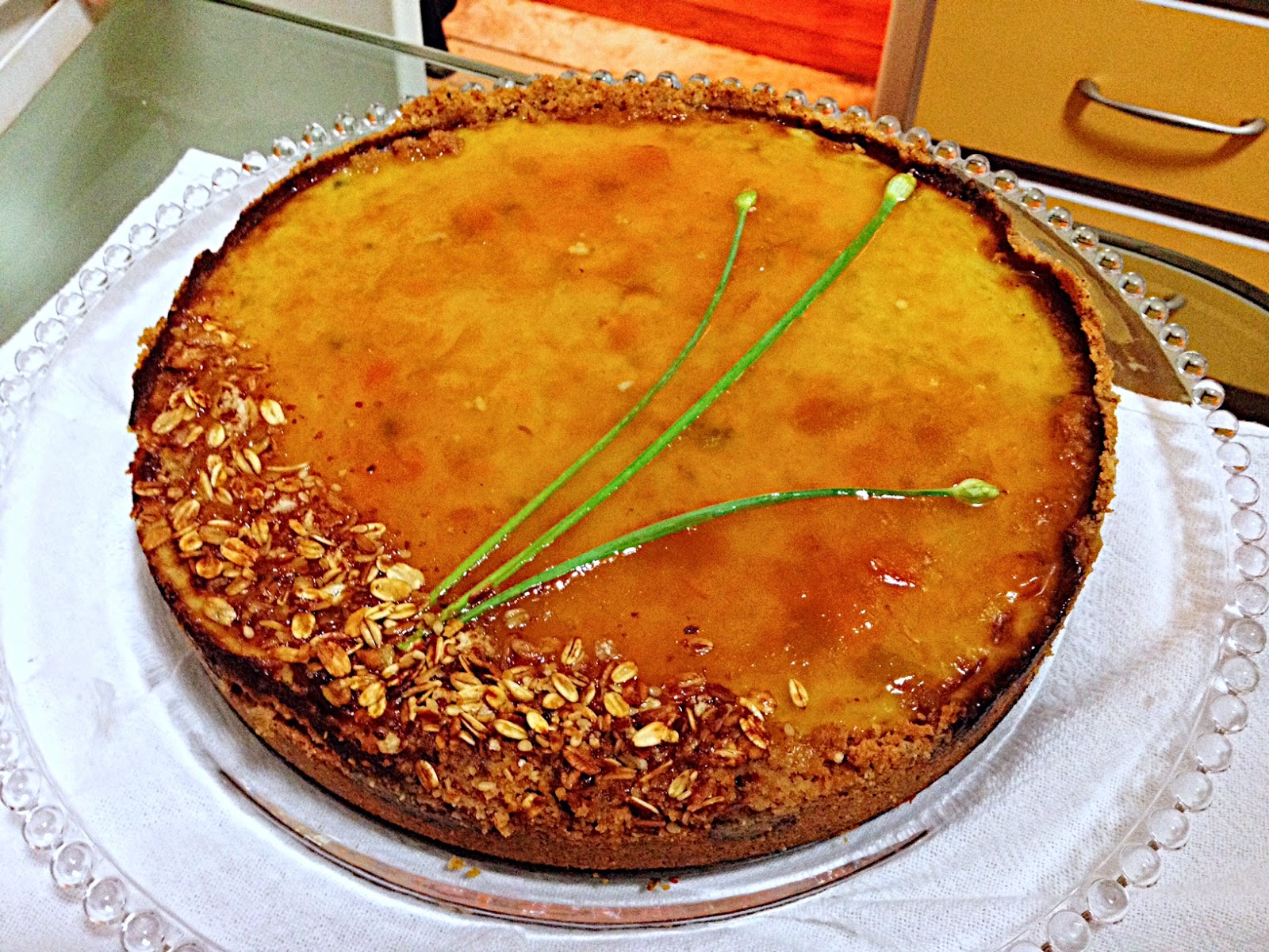 Cheesecake de com Damasco