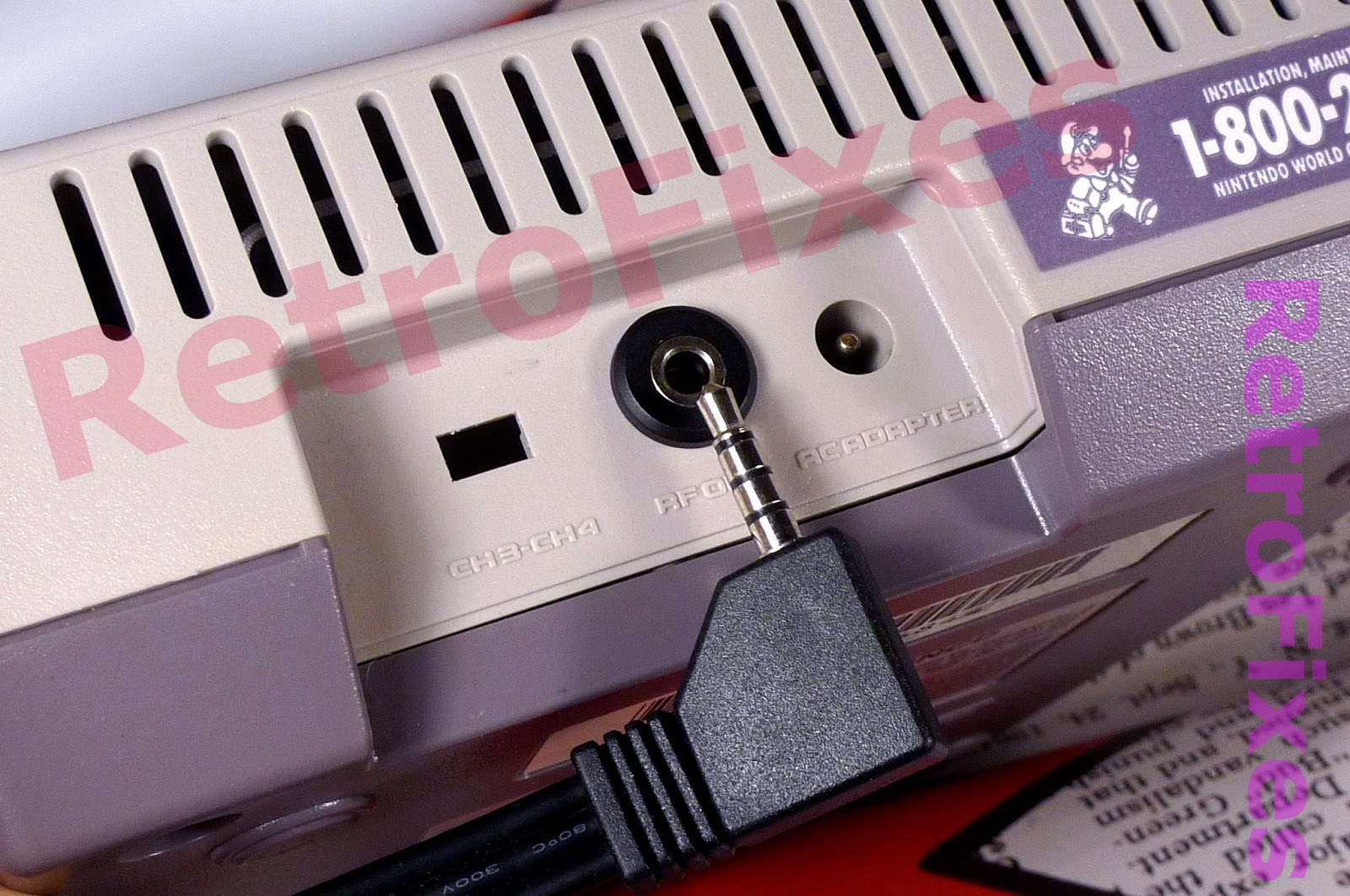 NES Composite Options 3D Printed Ports & More. RetroFixes