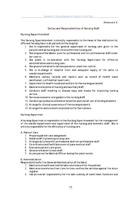 Duties and Respondibilities of Nursing Personnel 005