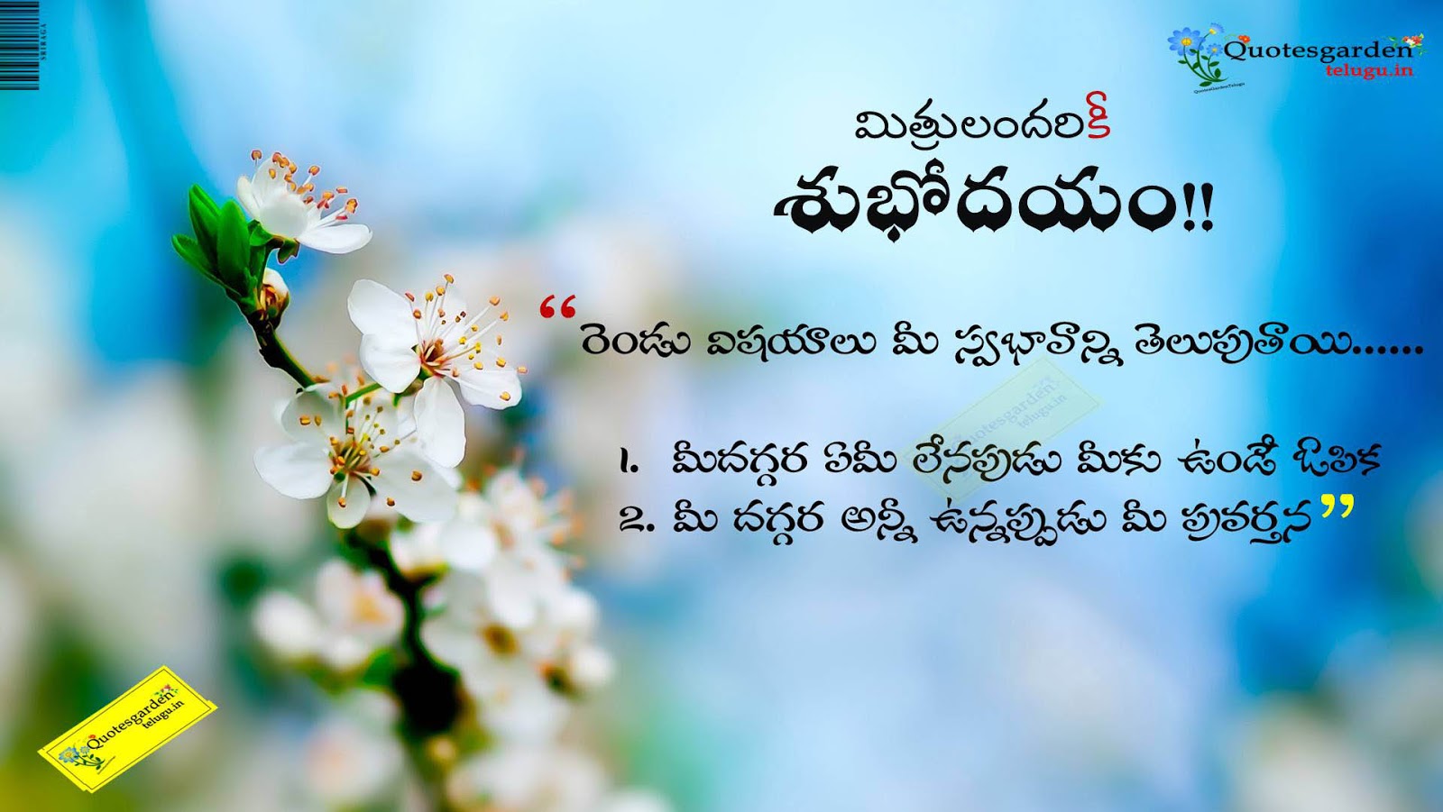 best telugu quotations about patience and attitude good morning ...