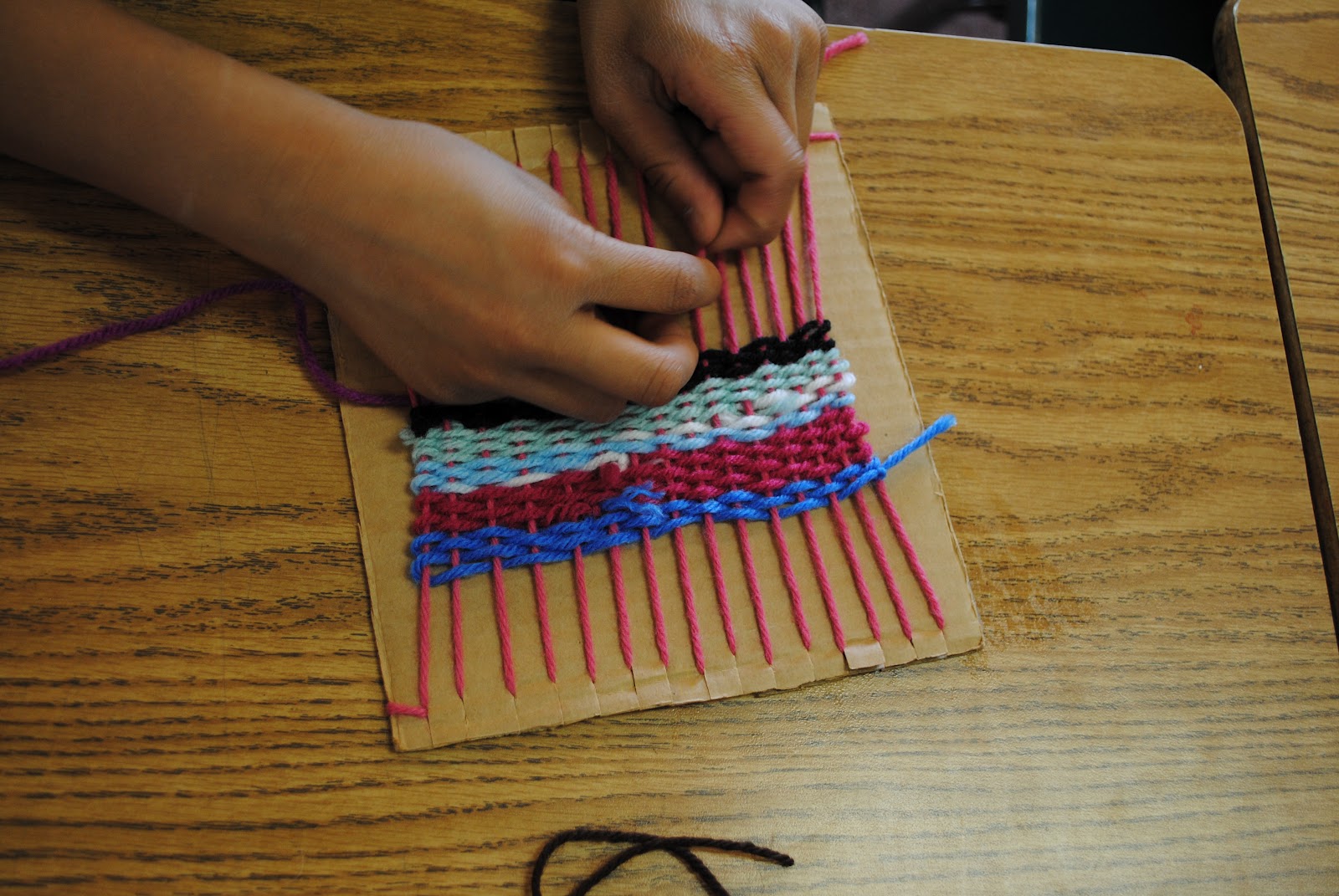 Mrs Ward's Teaching Journal Weaving in Grade 3