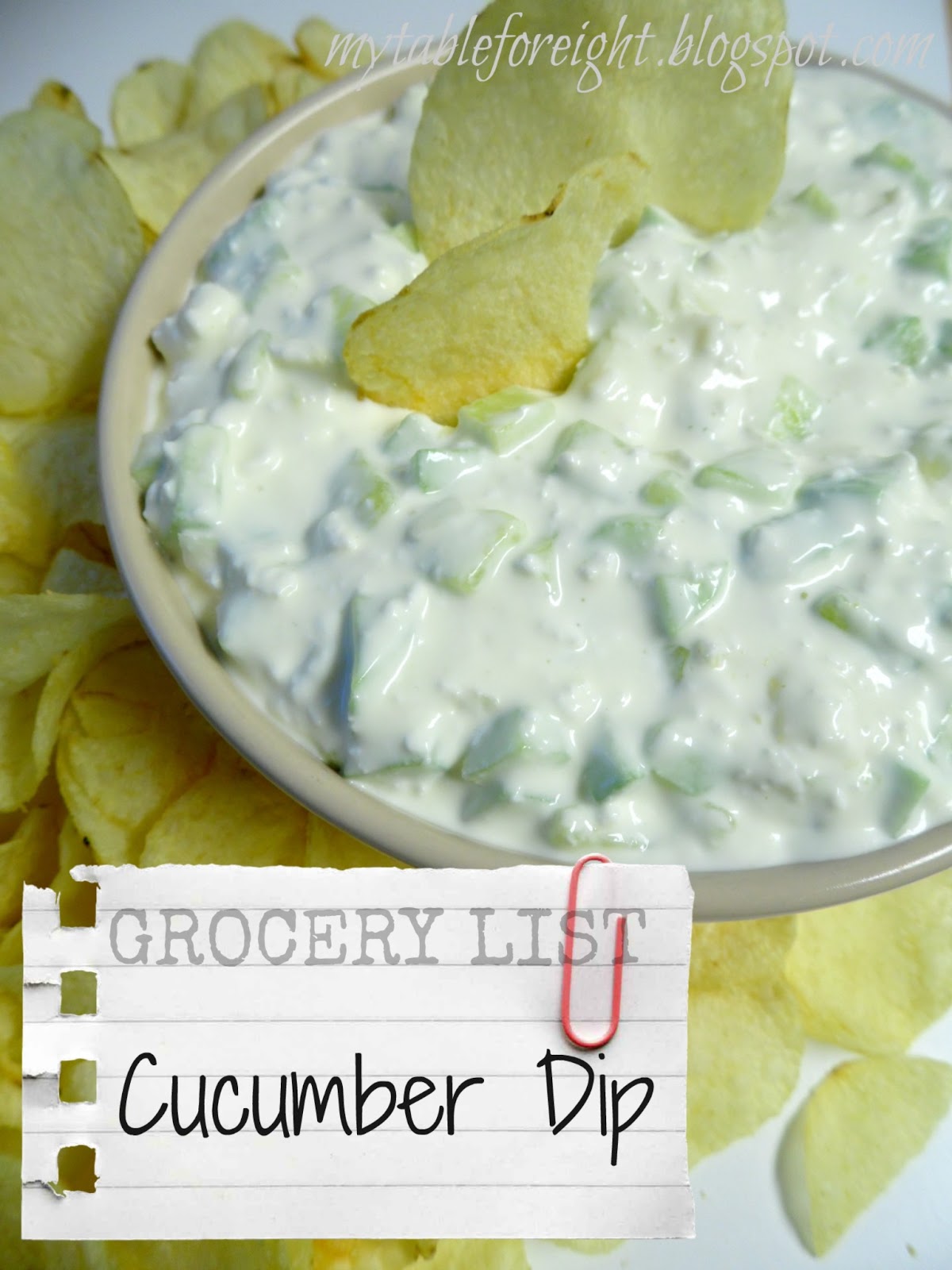 My Table For Eight {by Jen} Cucumber Dip