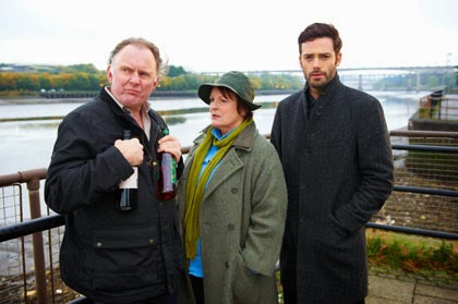 Robert Glenister, Brenda Blethyn, David Leon in Vera