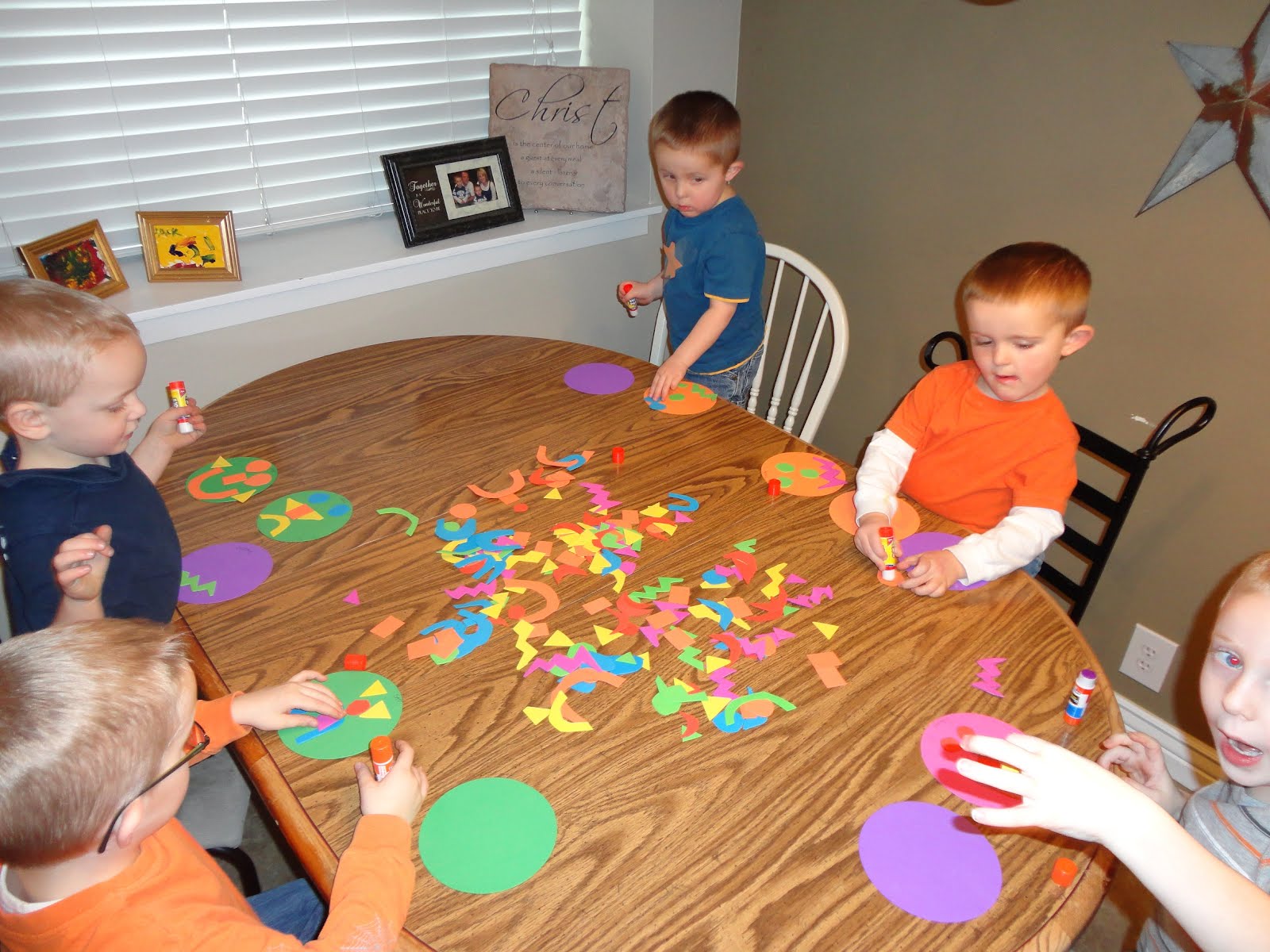 Blue Preschool: Letter O, Opposites week