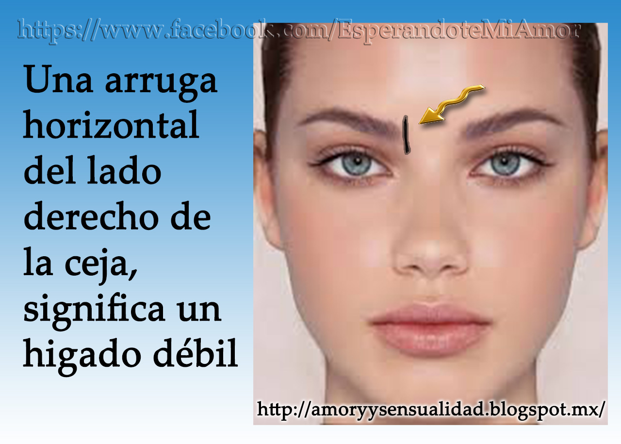 AMOR Y SENSUALIDAD Lineas de expresión en nuestro rostro. que