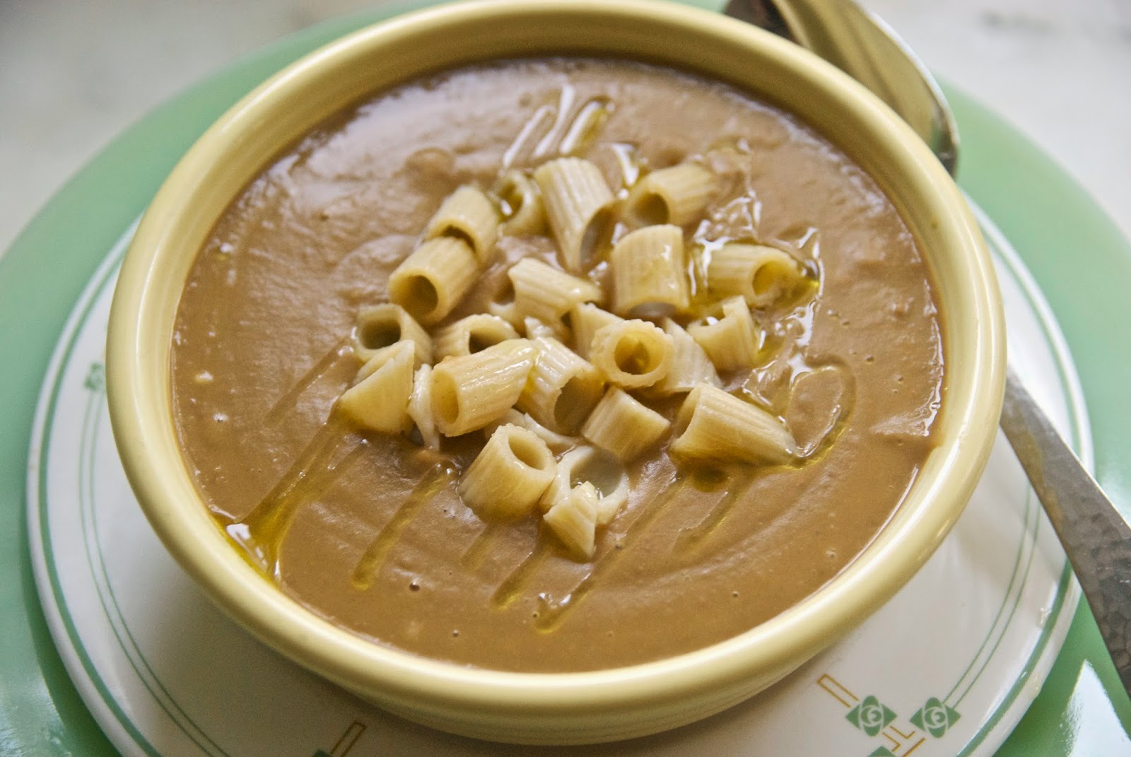 My Recession Kitchen...and garden: Italian Bean and Pasta Soup