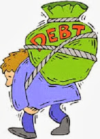 man, debt, money, bag, debt ceiling, debt settlement, meme