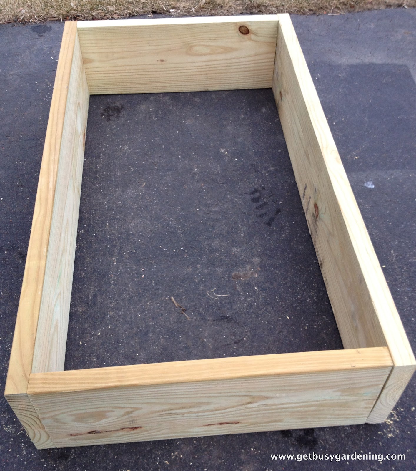 Raised Bed With Cold Frame Get Busy Gardening