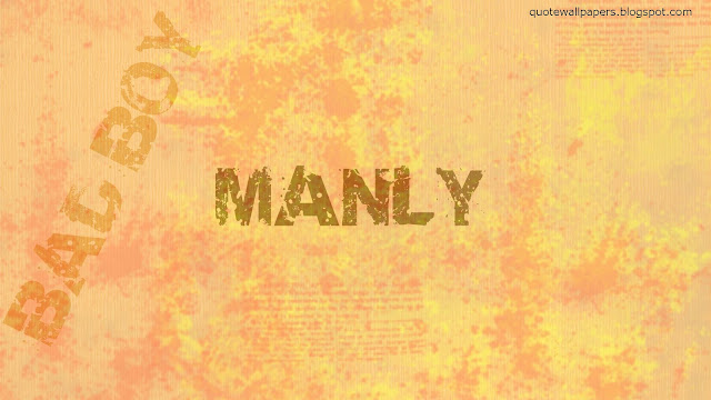 Manly Badboy - Wallpaper Widescreen