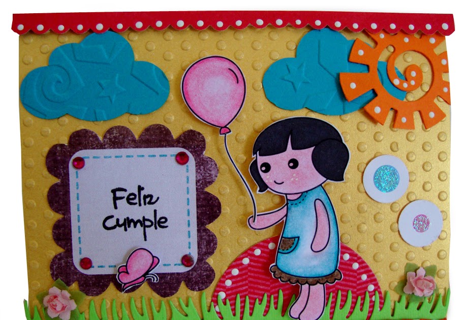 Cards by Patty Tanúz DT DILO EN ESPAÑOL FELIZ CUMPLE, RETO USAR TWINE!