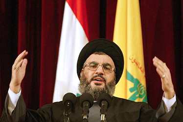 Hezbollah's leader Sayyed Hassan Nasrallah.