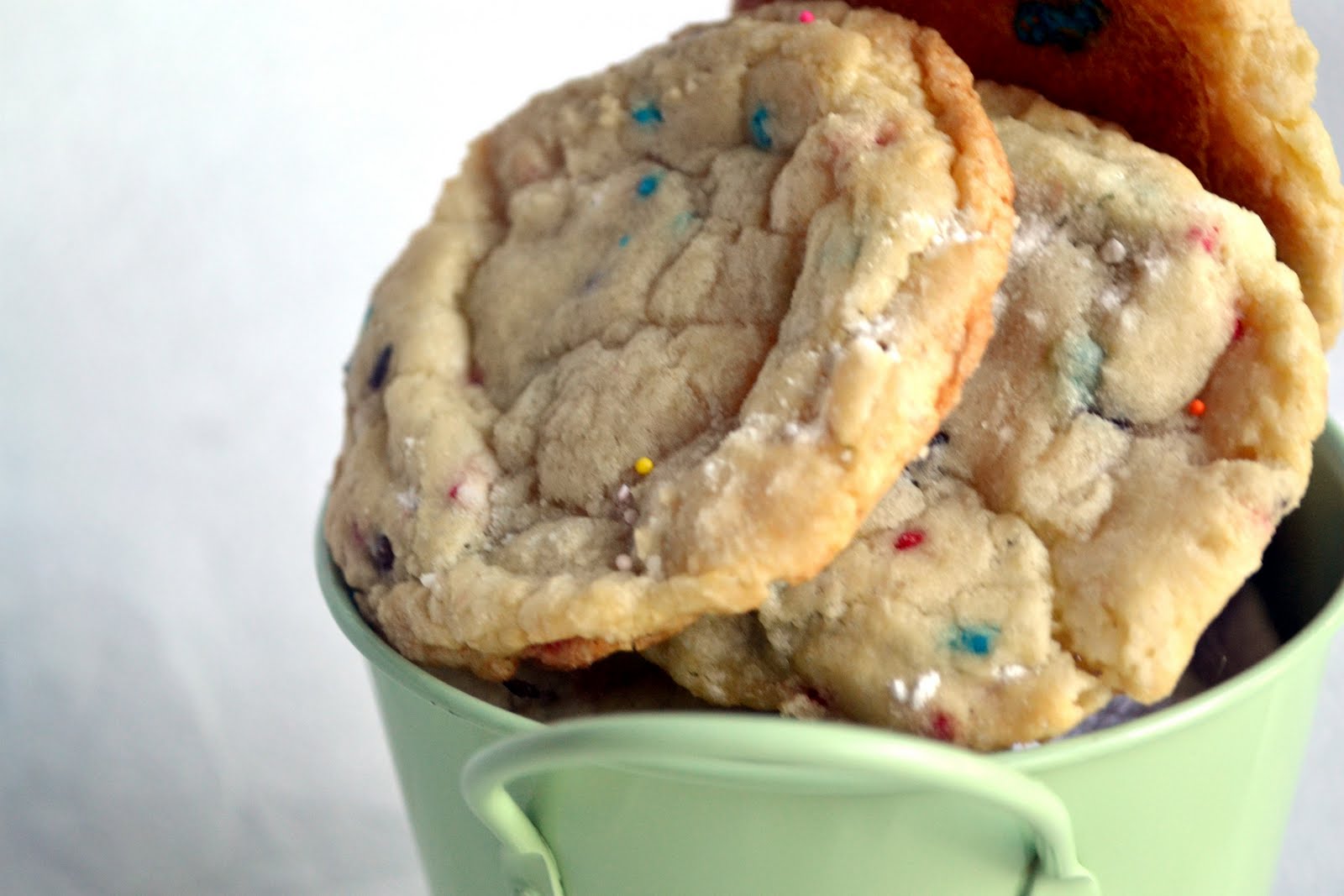 What Katie's Baking White Chocolate Frosting Cookies (Cookies made