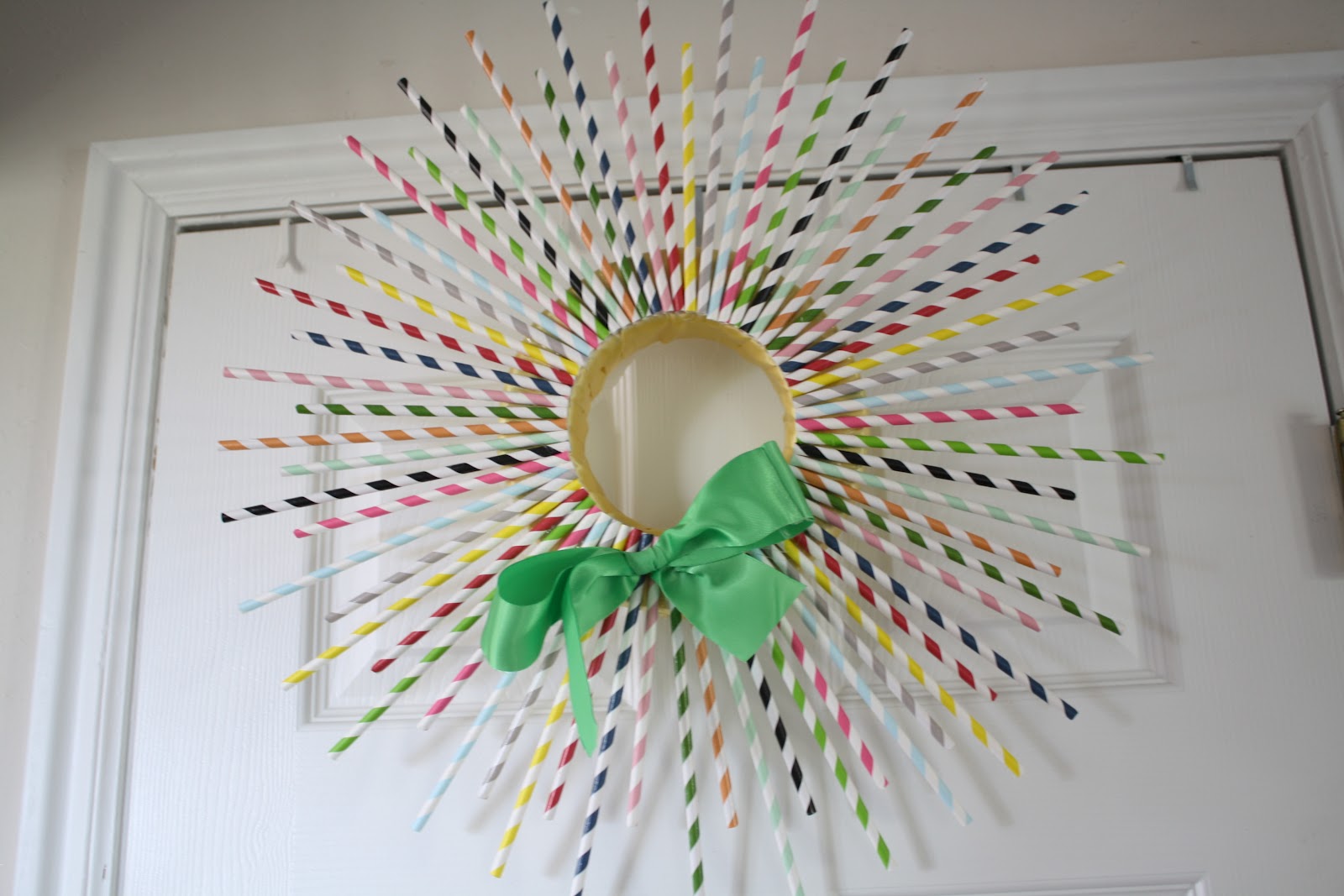 Turning This Into That Springy Straw Wreath