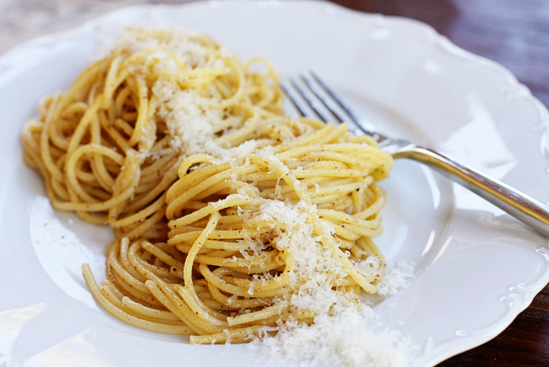 pasta with browned butter and parmesan Sweet Anna's