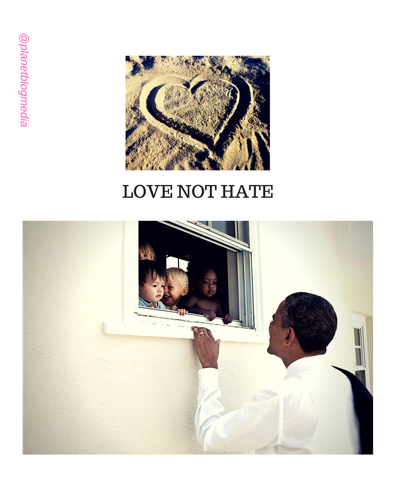 LOVE NOT HATE