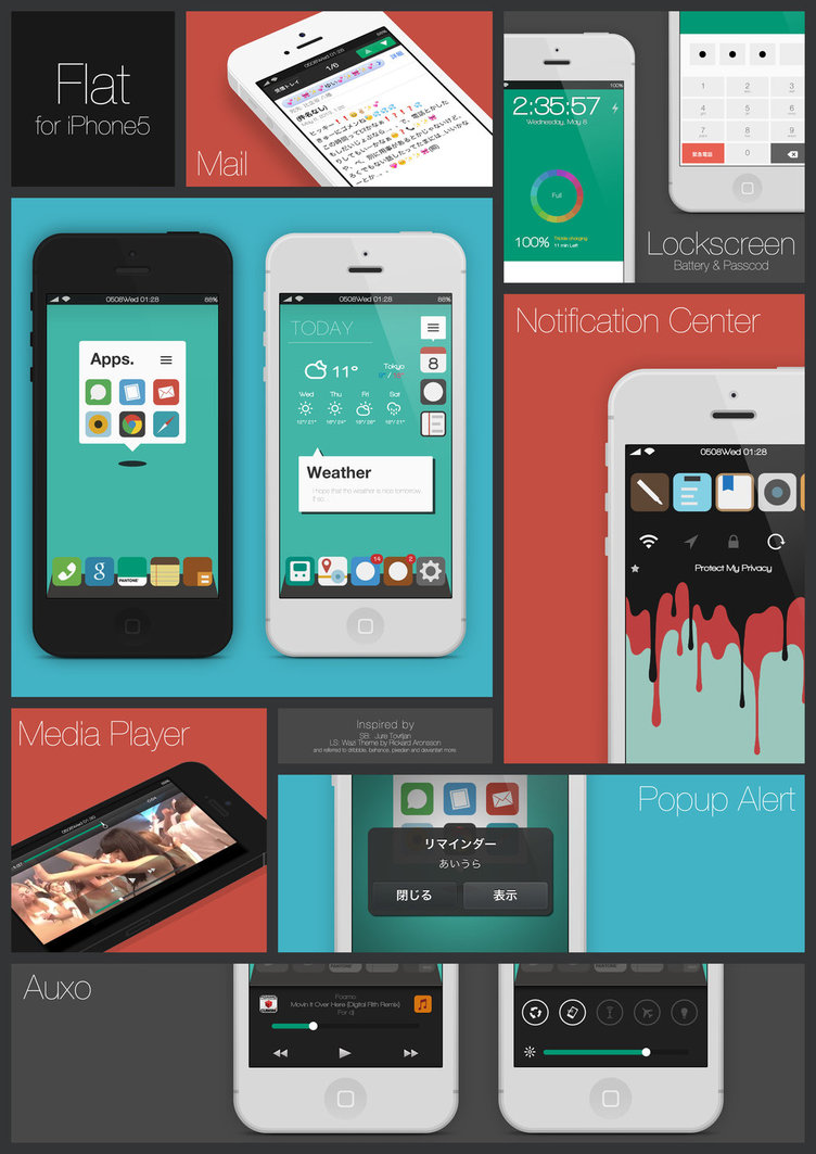 10 Flat Design Examples Online Buzz