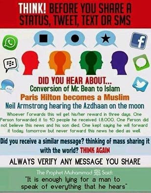 THINK BEFORE SHARE