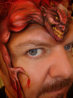 Artistic Female Body Painting