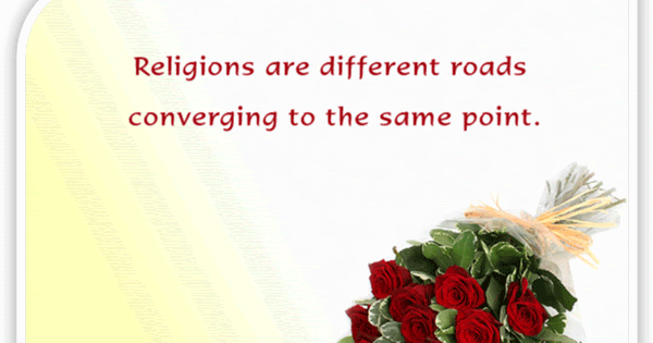 Mahatma Gandhi Forum: Thought For The Day (RELIGION )