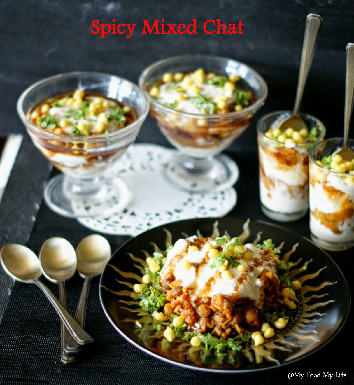 My Food My Life Diwali Treat Spicy Mixed Chana Chaat