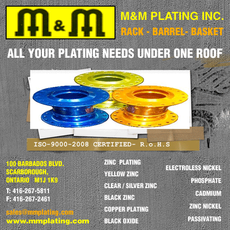 plating toronto nickel electroless copper phosphate oxide steel cadmium stainless