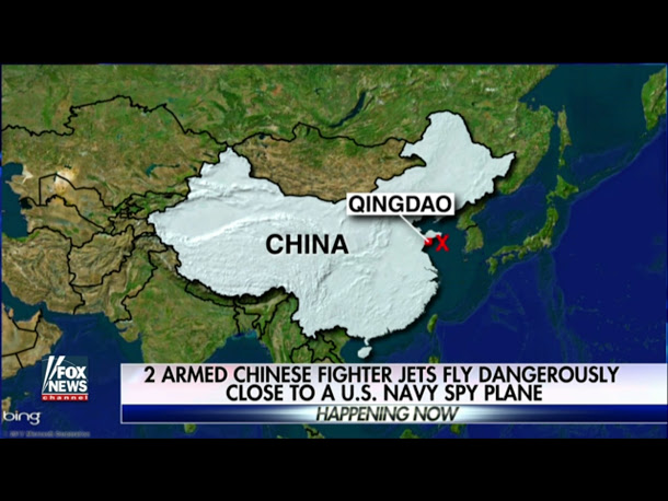 中美軍機在山東青島南方約148公里處再度逼近擦撞的危險邊緣,台灣處於強權爭霸的交會點,必須找出能「遠交近攻」的應對之策。 中美軍機在山東青島南方約148公里處再度逼近擦撞的危險邊緣,台灣處於強權爭霸的交會點,必須找出能「遠交近攻」的應對之策。