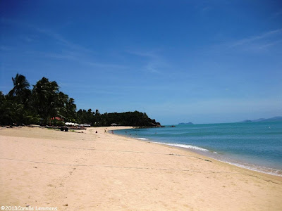 Beach at Wat Na Phalaan in Maenam