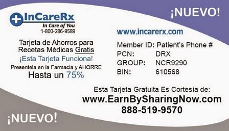 FREE RX Discount Card in Spanish