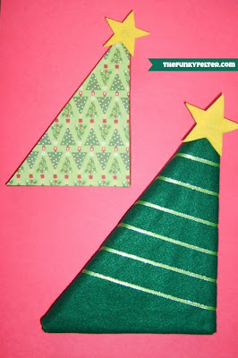 DIY Recycled Cereal Box Christmas Trees Tutorial