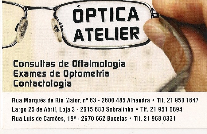 Parceria com Optica Atelier