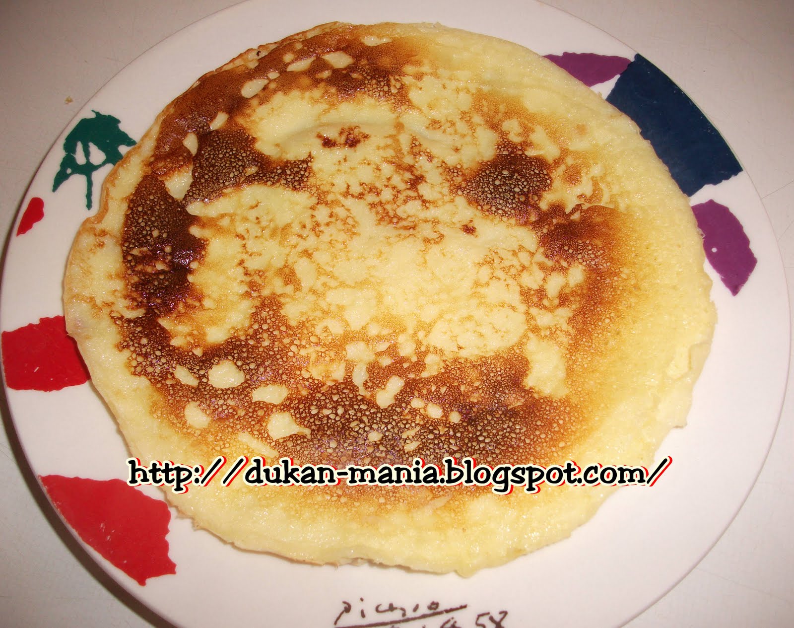 Recetas Dukan Tortita Dukan SIN salvado