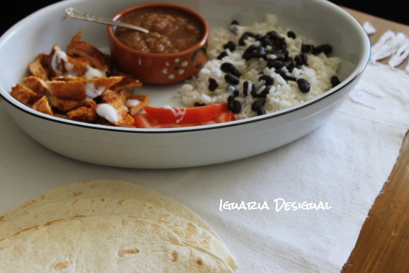 Fajitas de Frango