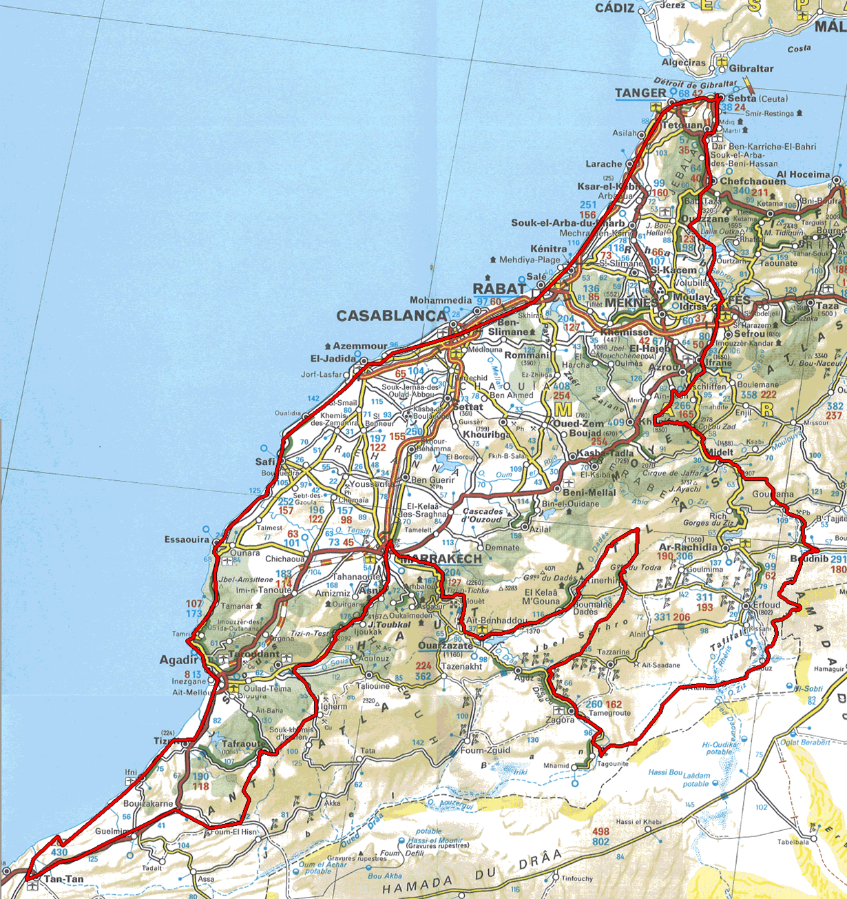 MAPS OF MOROCCO