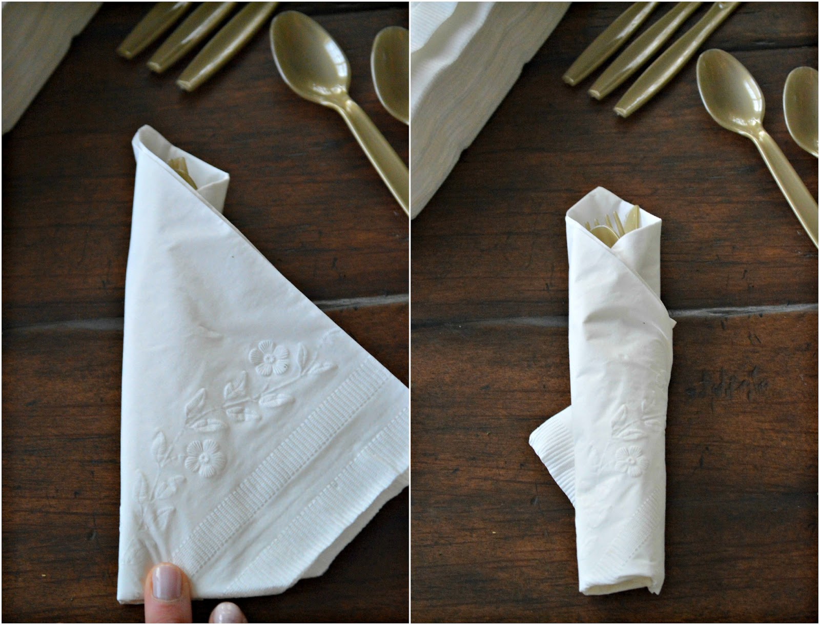 Inspired I Dos All That Glitters Is...Gold Napkin Rings