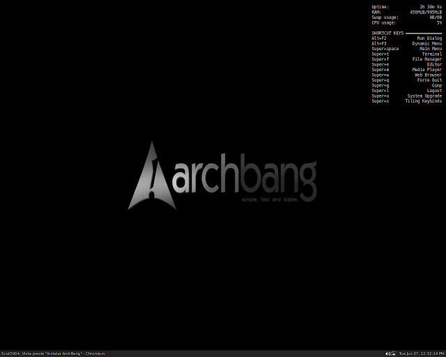 Pantalla de inicio