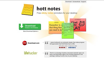 Hott Notes, Desktop Widget
