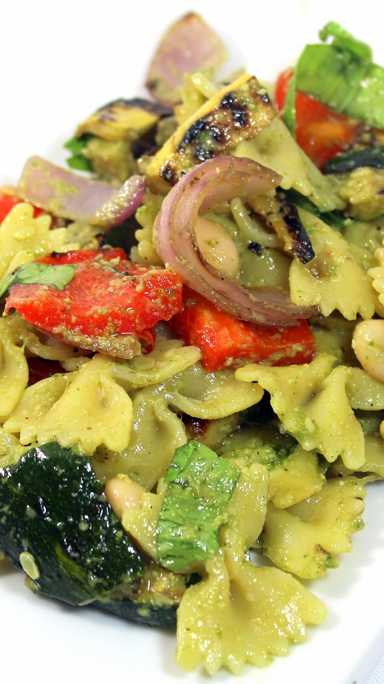 52 Ways to Cook Grilled Vegetable Pesto Pasta Grilling Time Side Dish
