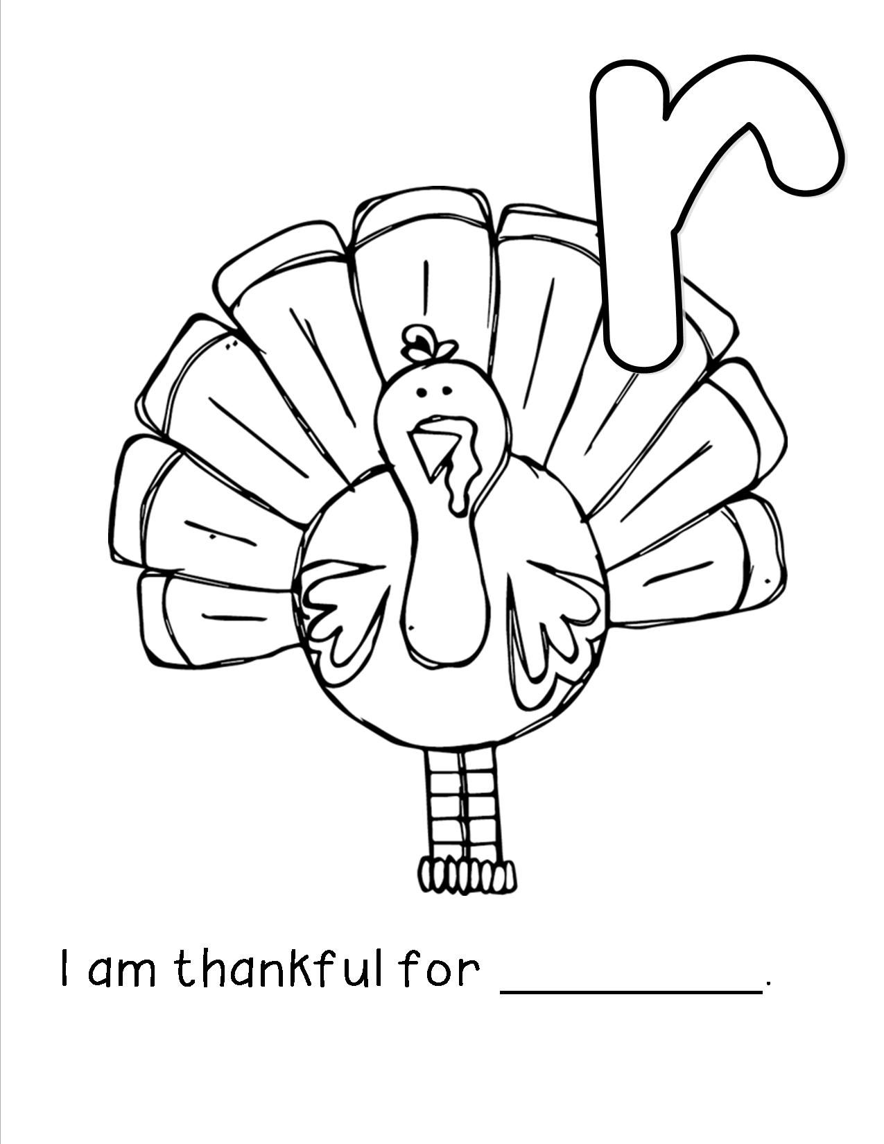 PZ C: turkey coloring pages