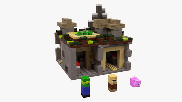 Lego Minecraft 2013 Village