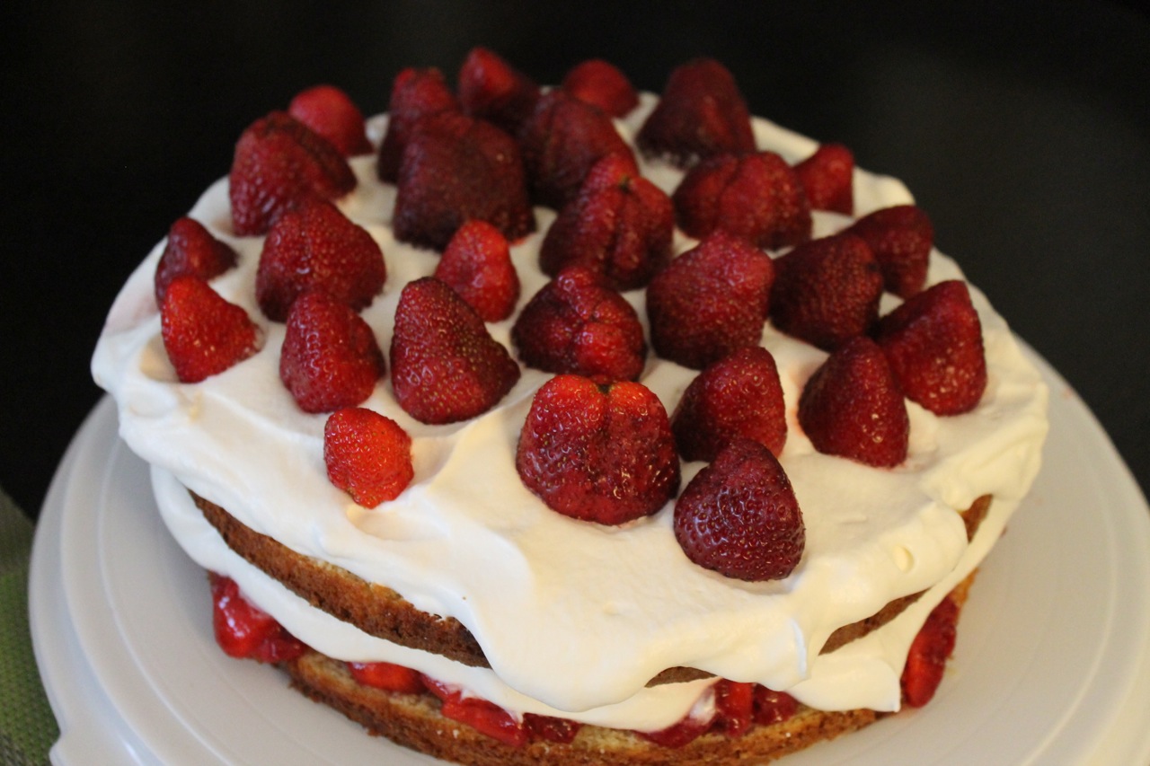 Cook In / Dine Out Strawberry Shortcake with LemonPepper Syrup