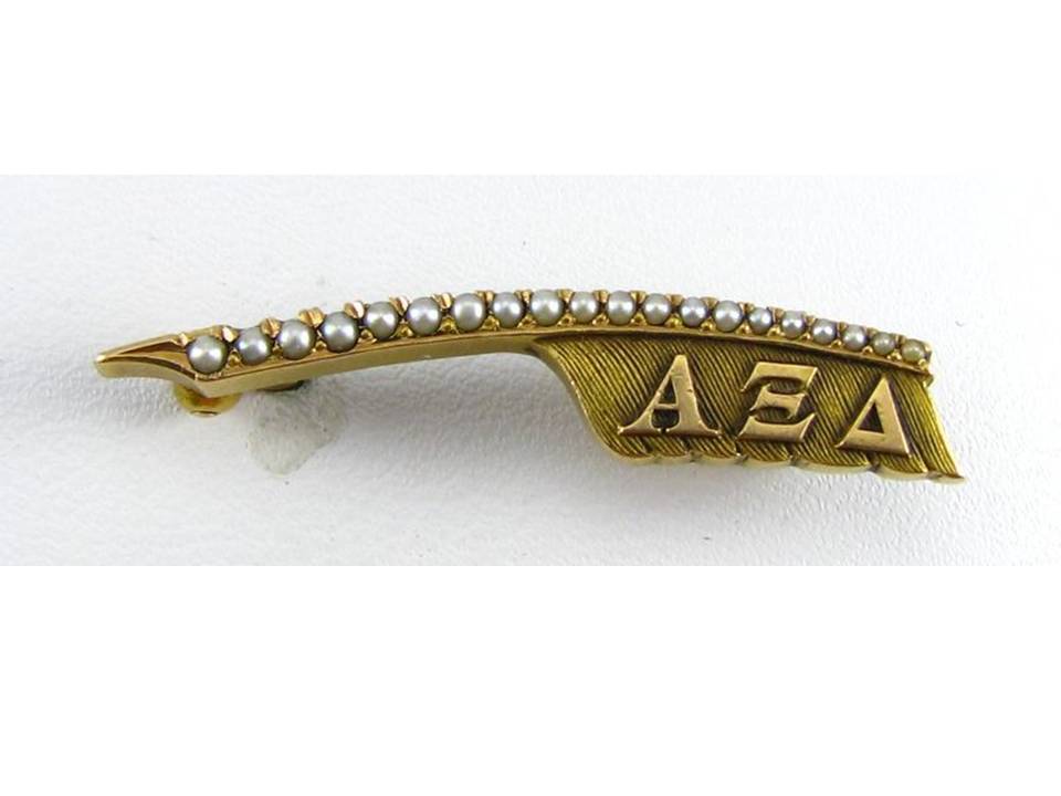 NPC Sorority Badges 1918 Alpha Xi Delta