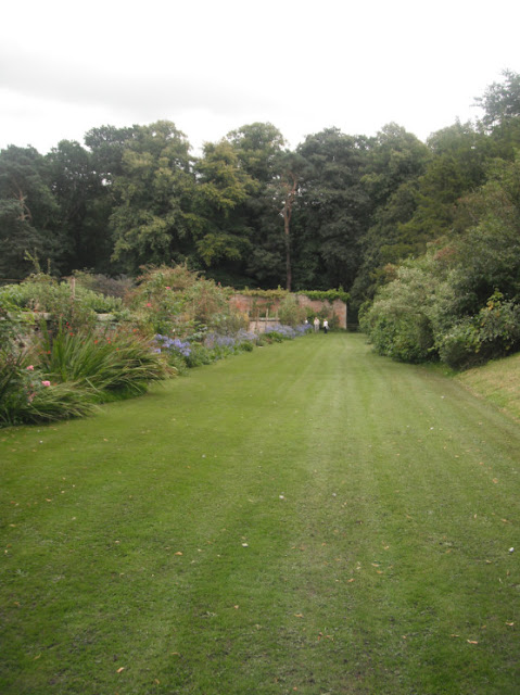 a walled garden in northumberland