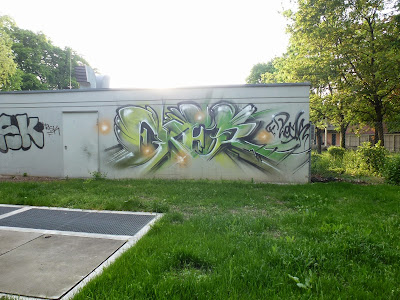 Ungererstraße nahe Münchner Freiheit, München, Graffiti