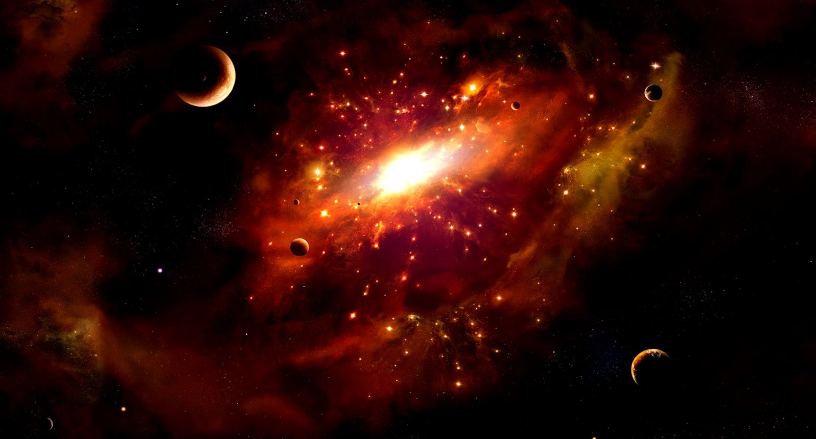 Orange Space Galaxy Orange Space Galaxy