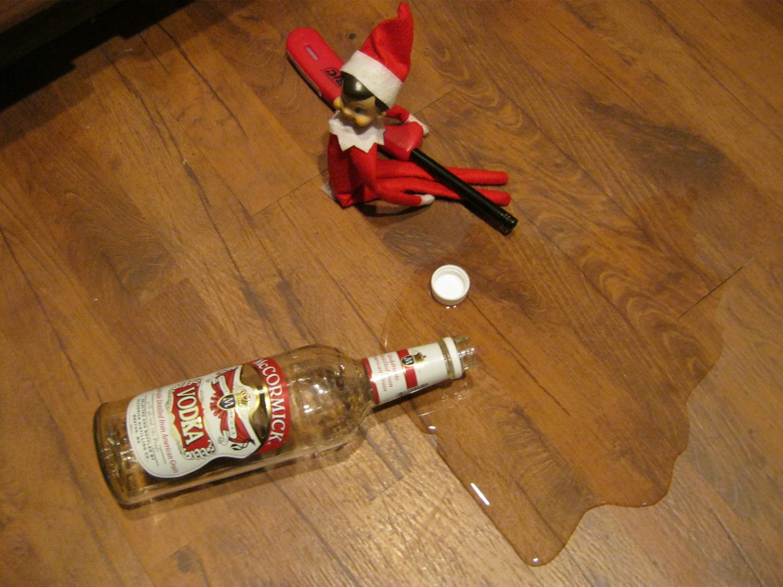 The Elf on the Shelf is trying to kill me!!! Alcohol and Fire