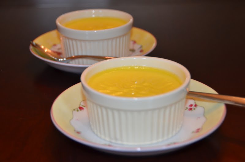 Playing with Flour A simple egg custard is comfort food for me