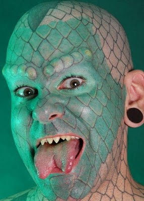 Most Unusual and Weird Face Tattoos